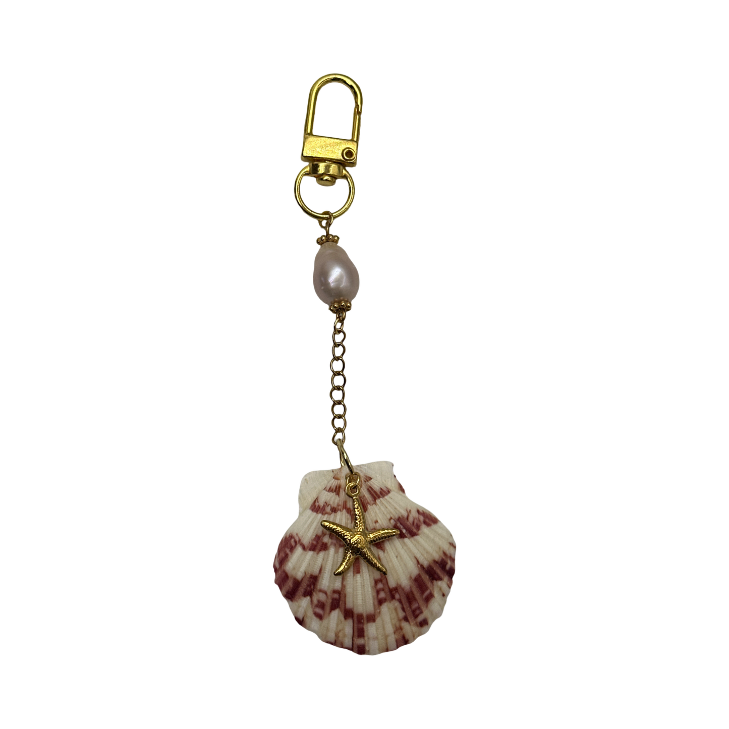 Summer shell bag charm