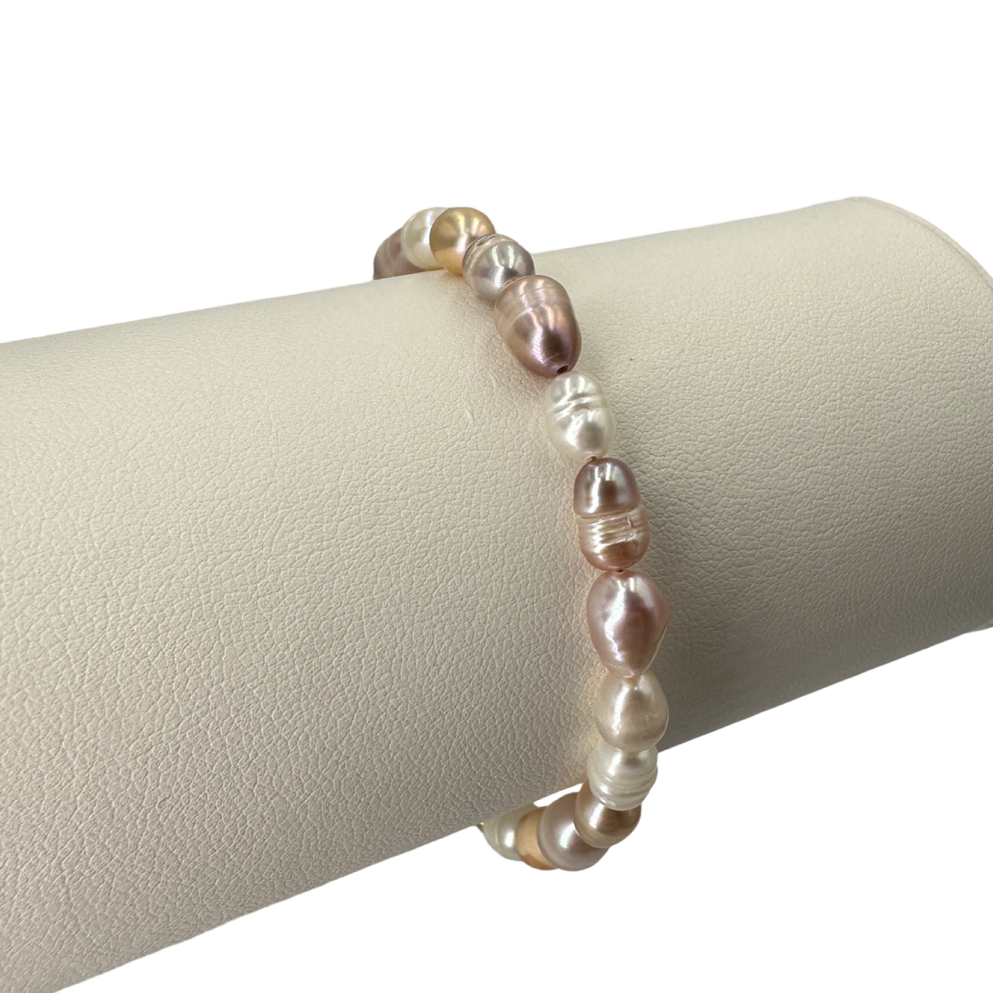 Mixed colours ricepearl bracelet