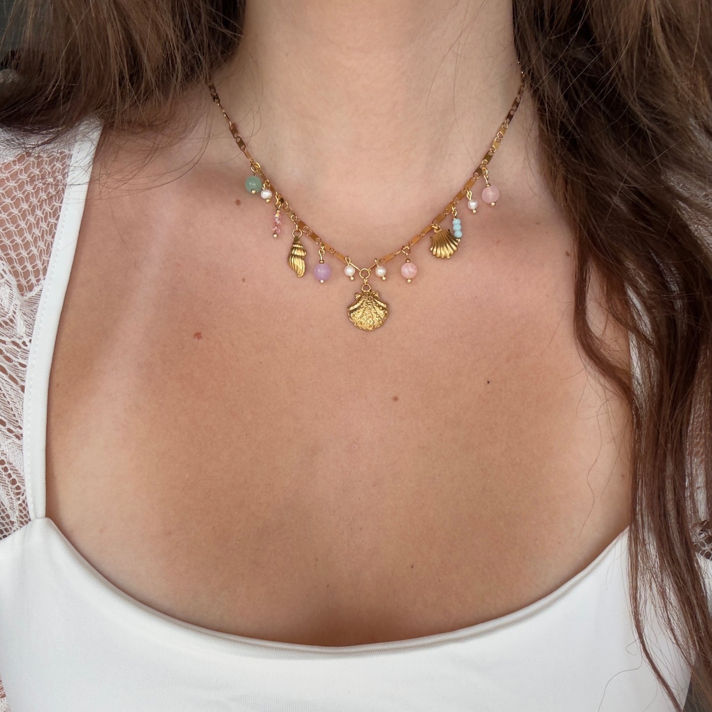 Summer charms dainty necklace