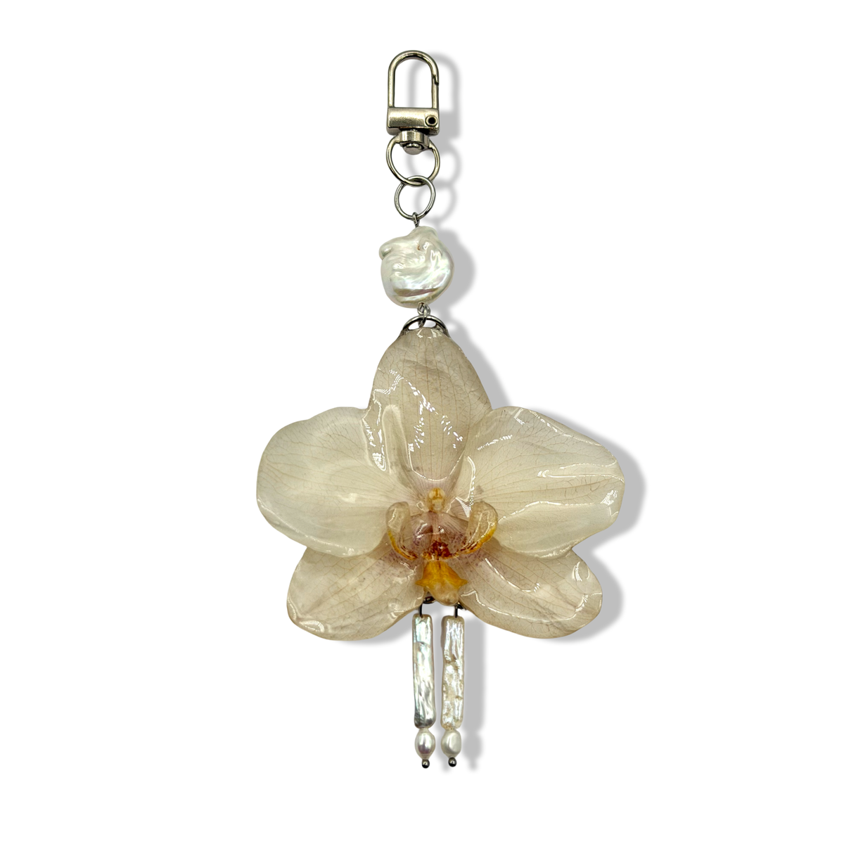 Vespera orchid bag charm