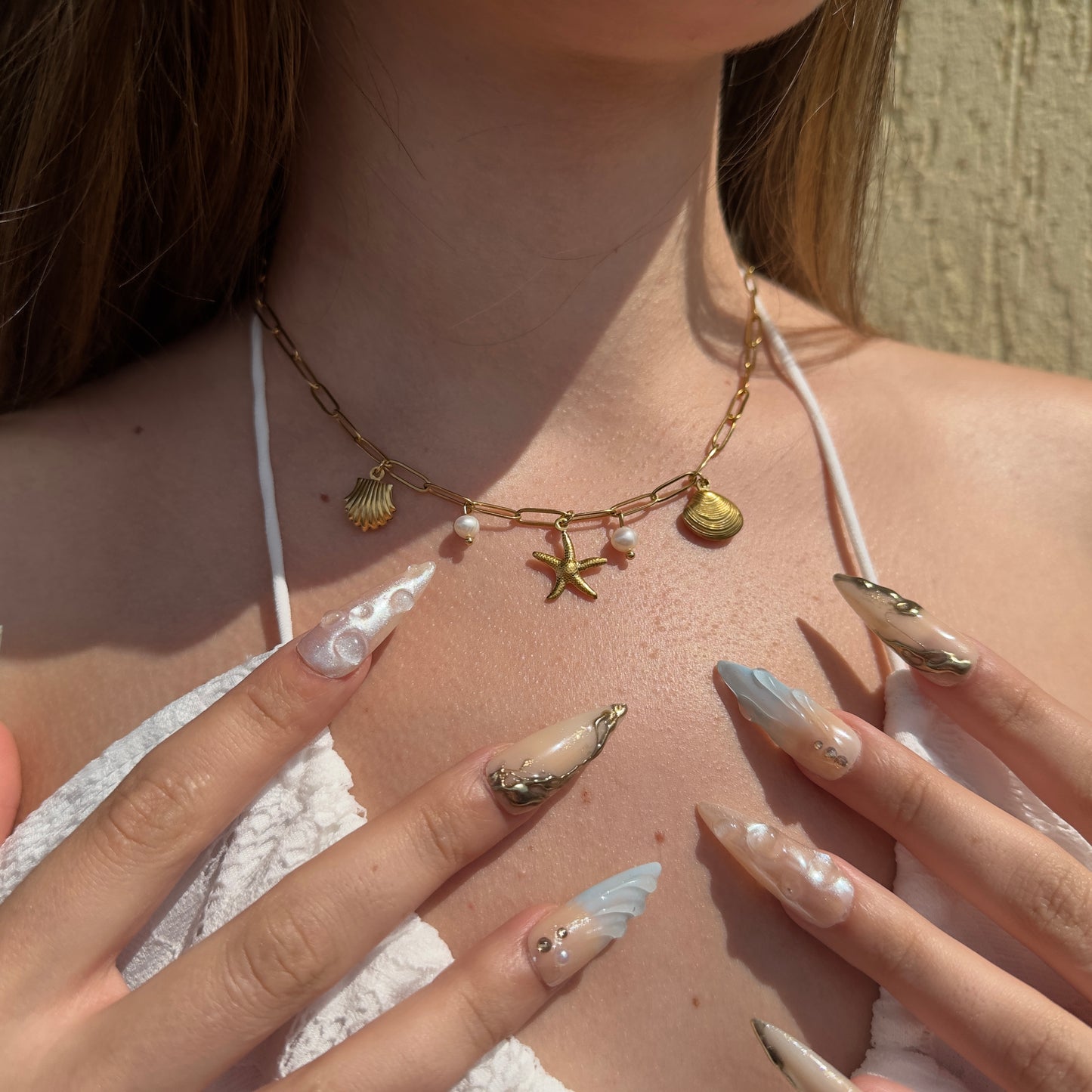 Shells&Star pendants chain