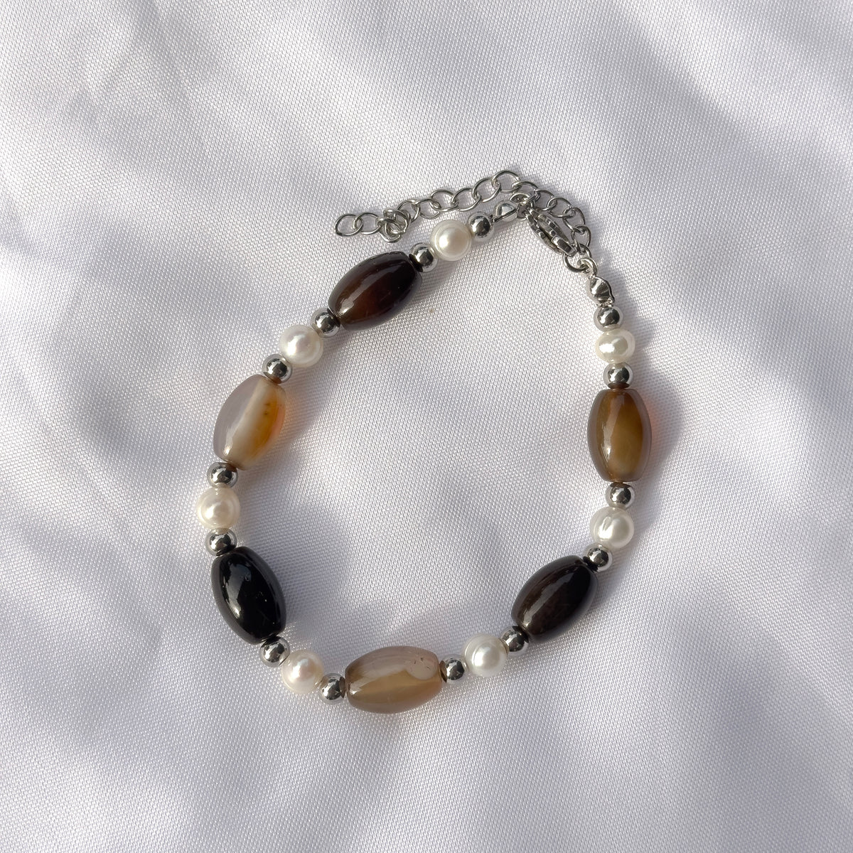 Coffee bean bracelet