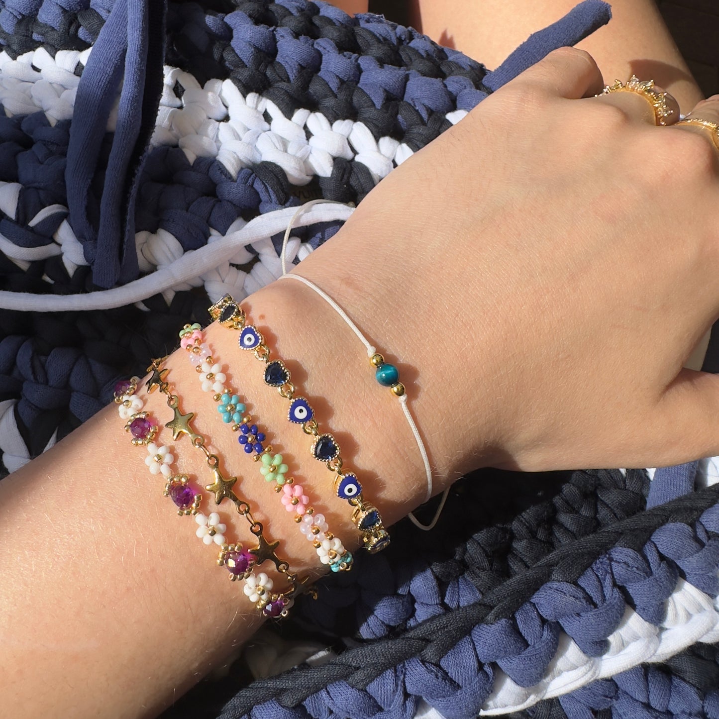 Flower wisteria bracelet
