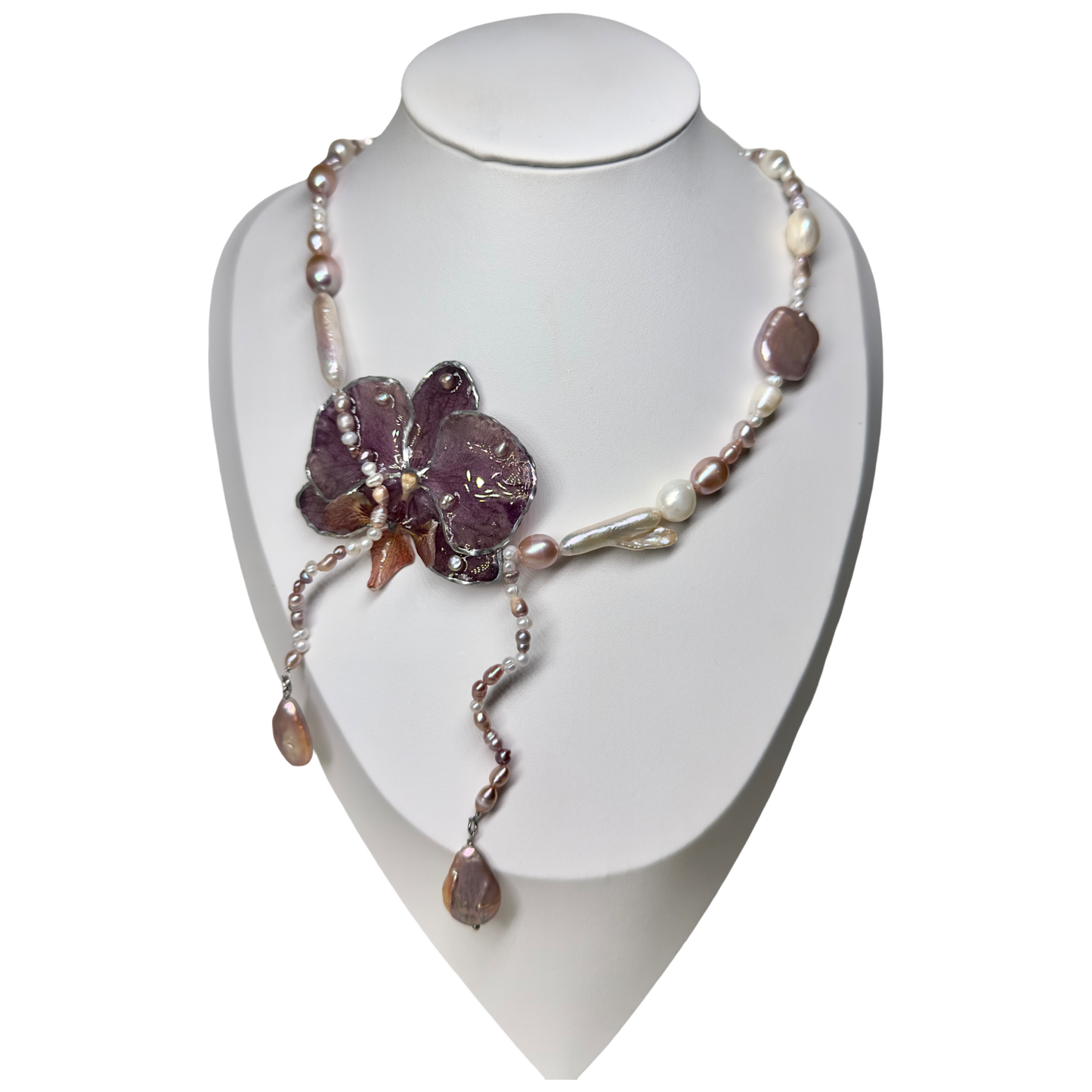 Whispers of the orchid necklace