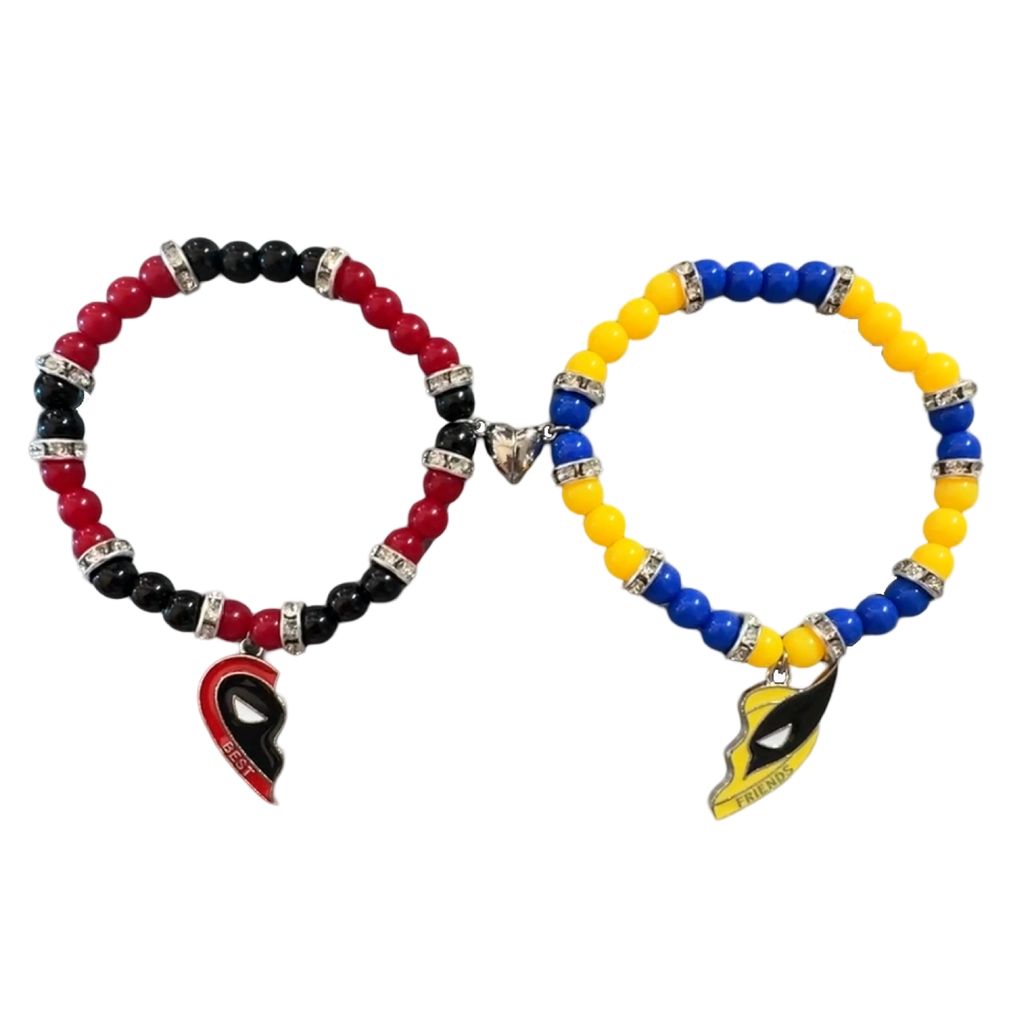 Deadpool & Wolverine matching bracelets