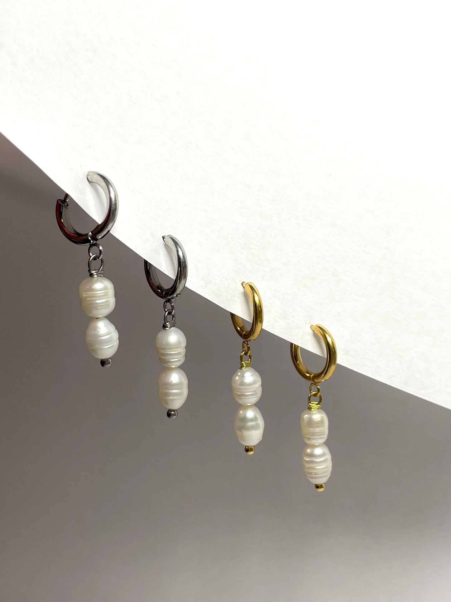 Freshwater pearl earrings
