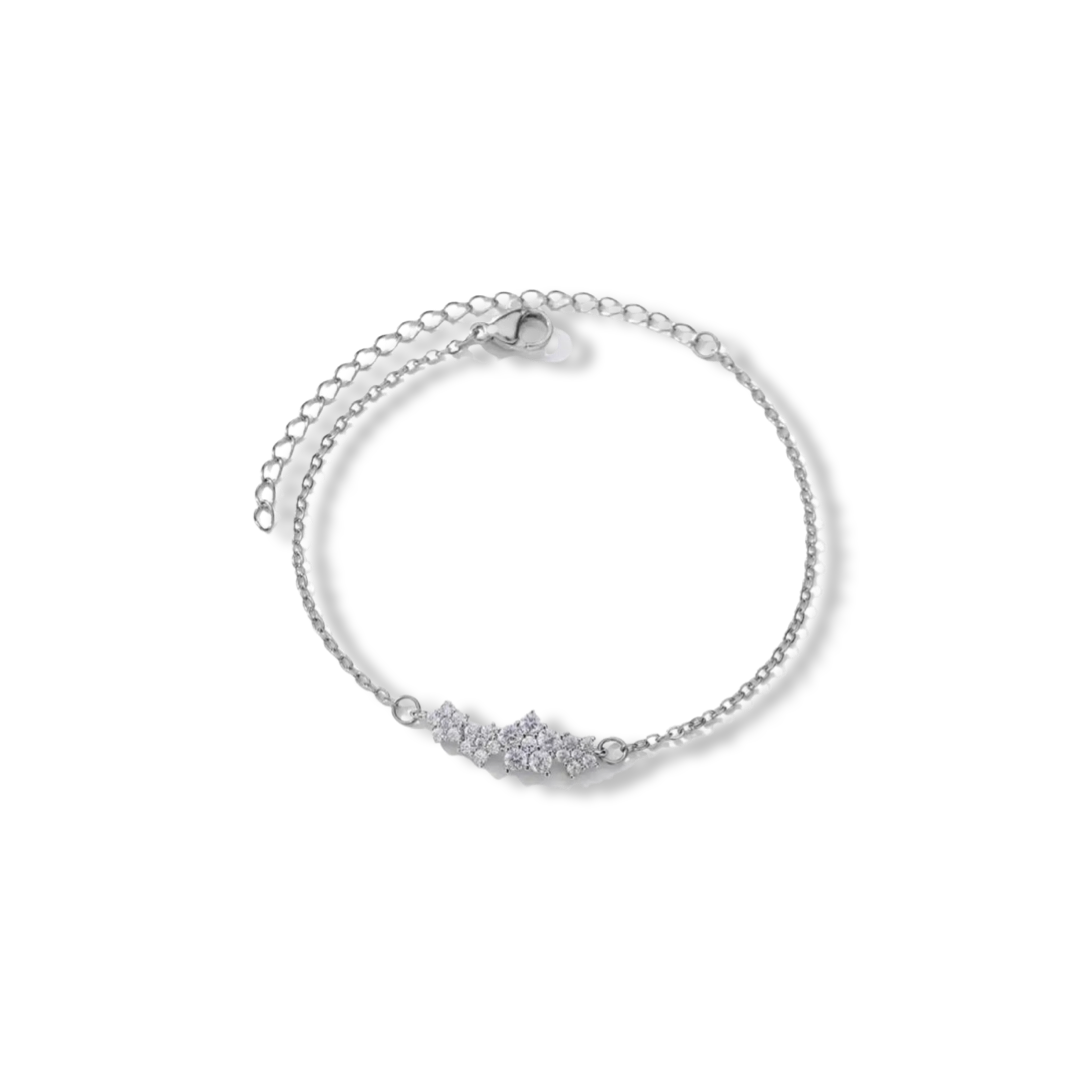 4flowers zircon bracelet