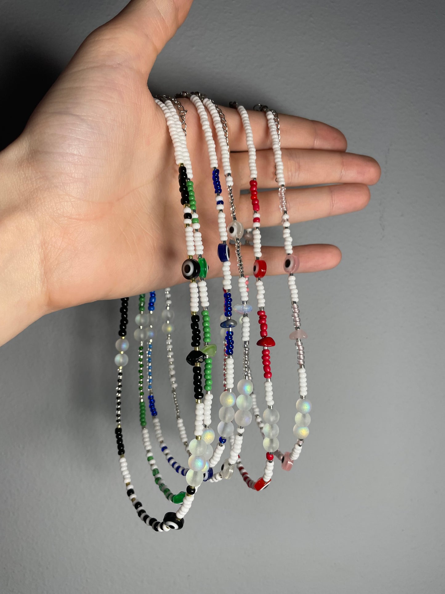 Evil eye summer necklace