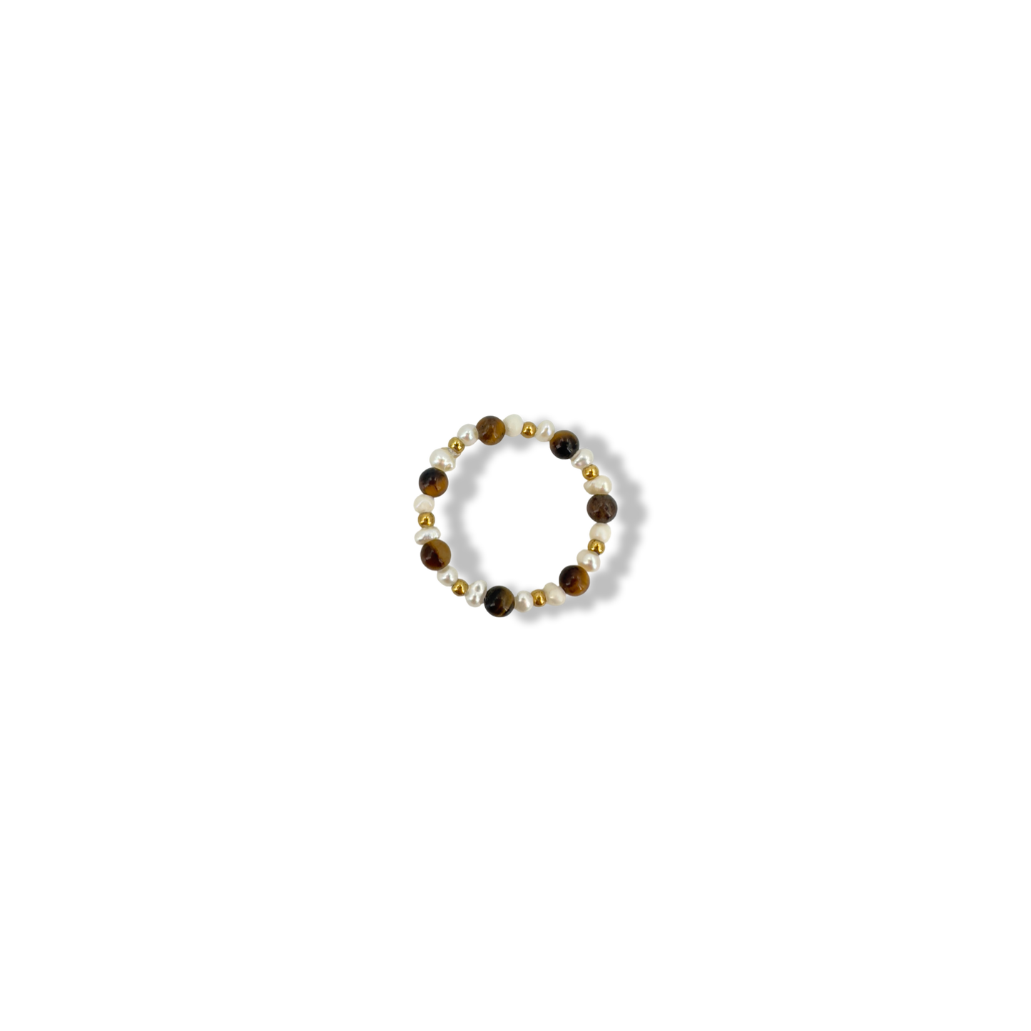 Minimalistic tyger eye ring