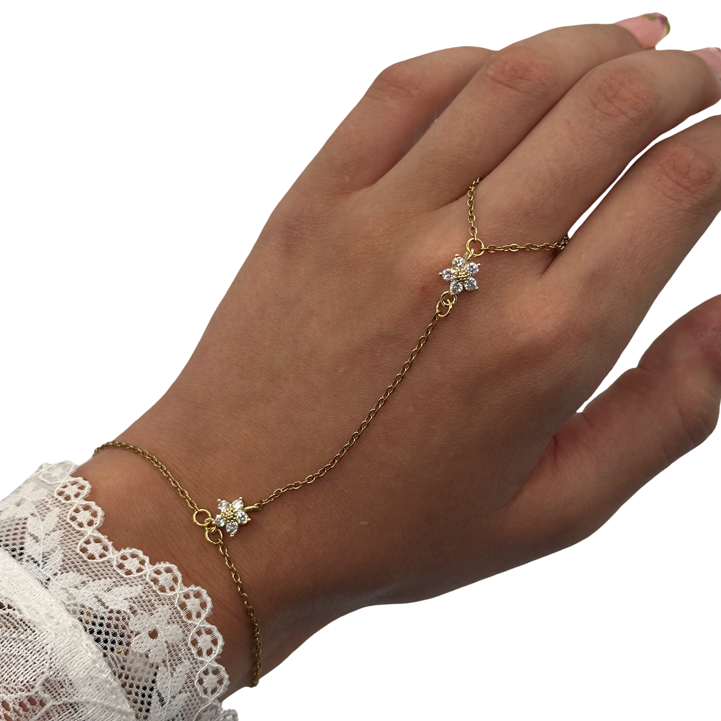 Sparkly flower handchain (limited edition)