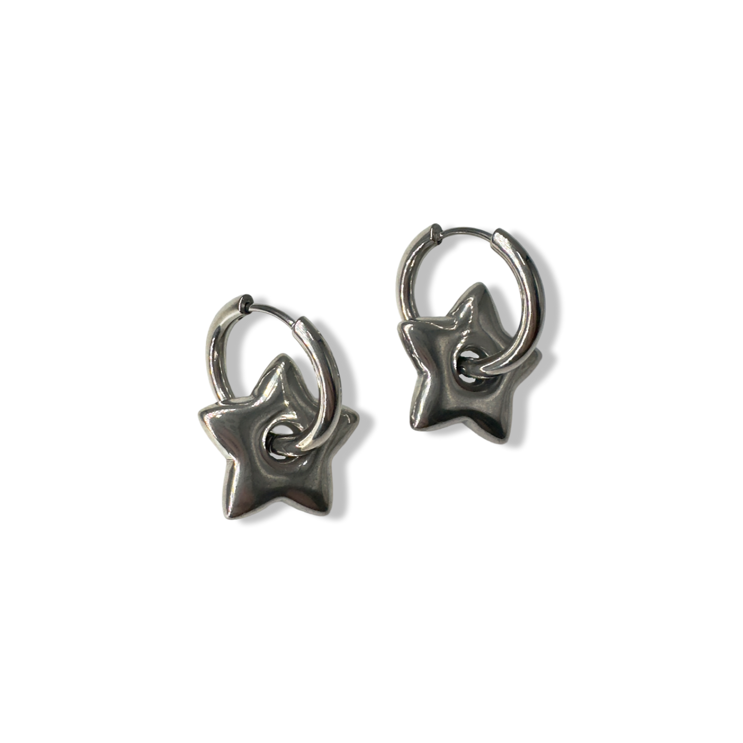 Classy star chunky earrings