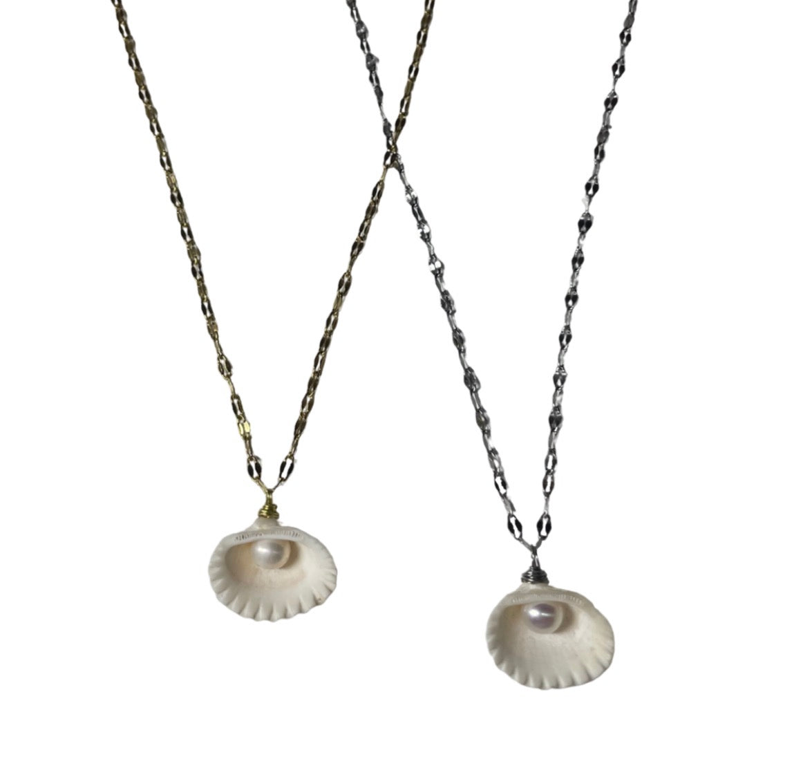 Ricepearl shell necklace
