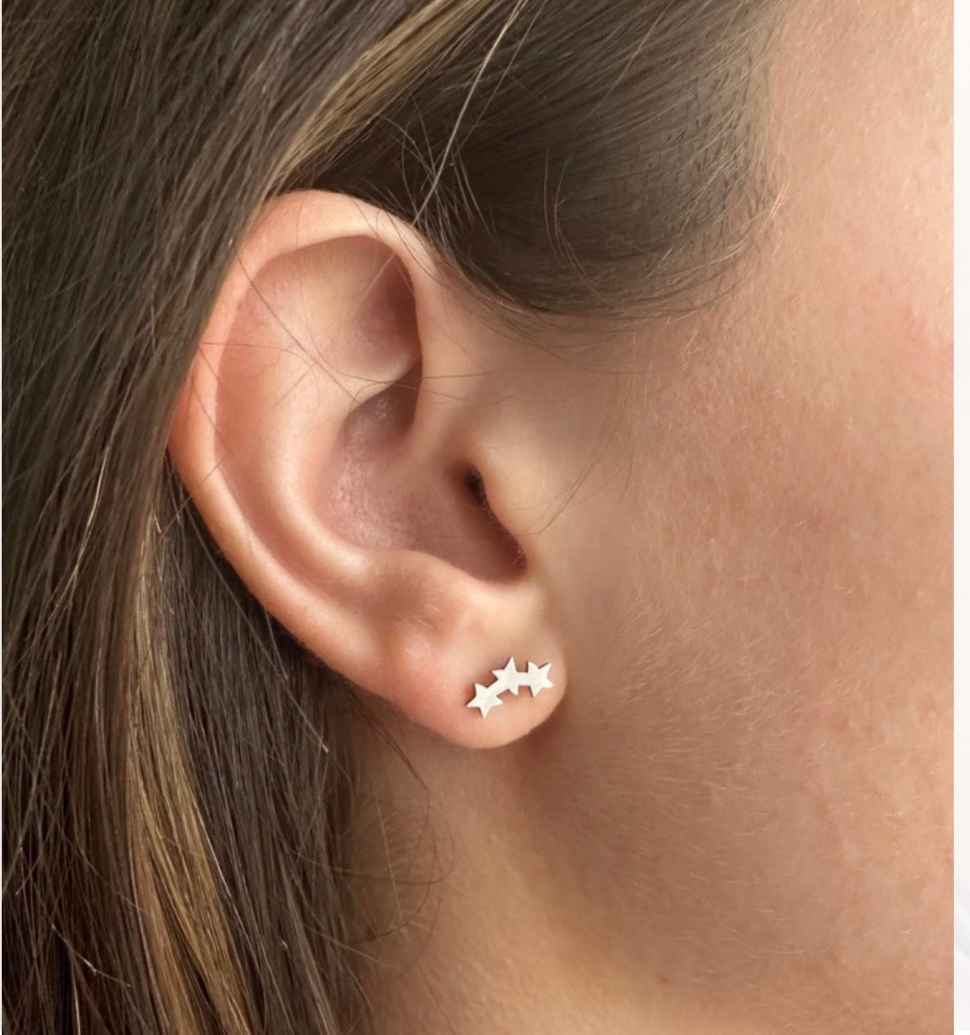 3 stars earrings