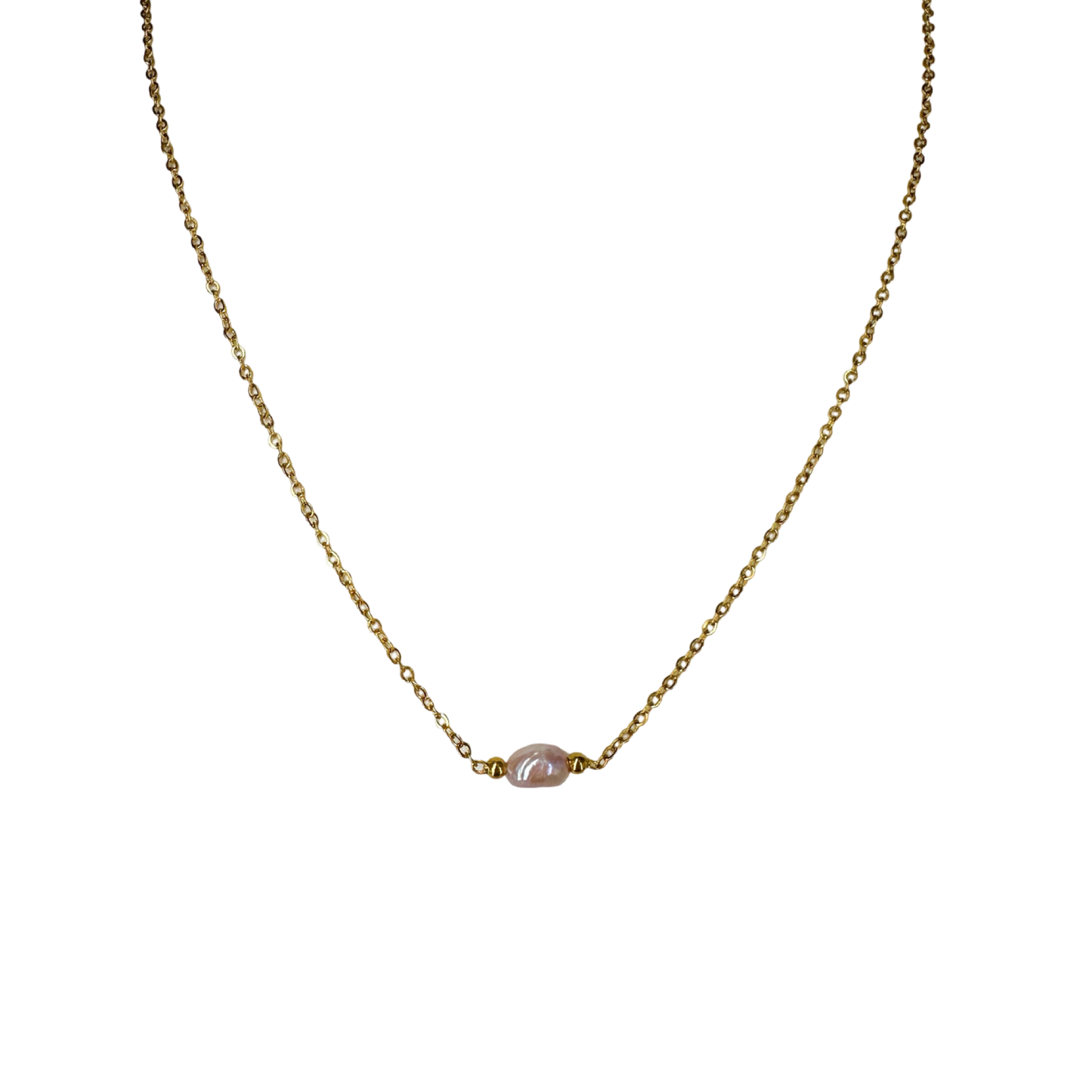 Minimalistic ricepearl necklace