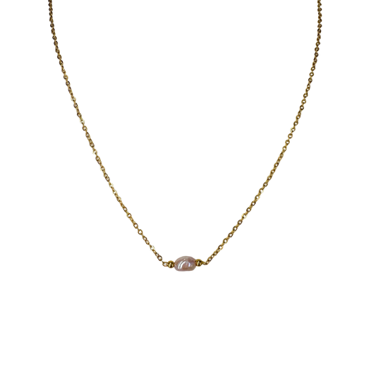 Minimalistic ricepearl necklace