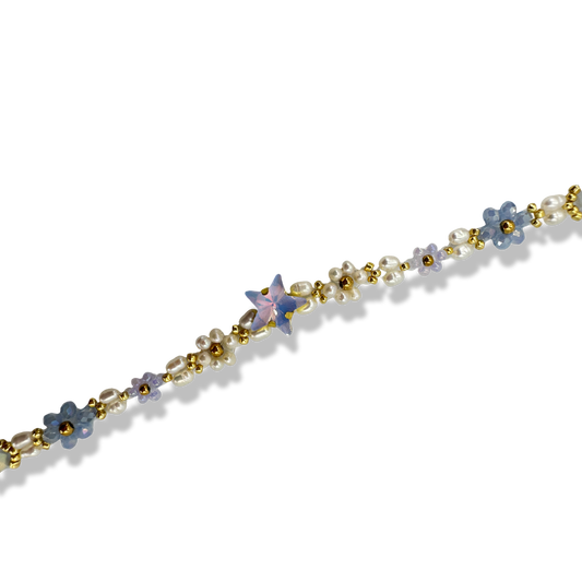 Gold navy star dreamy bracelet