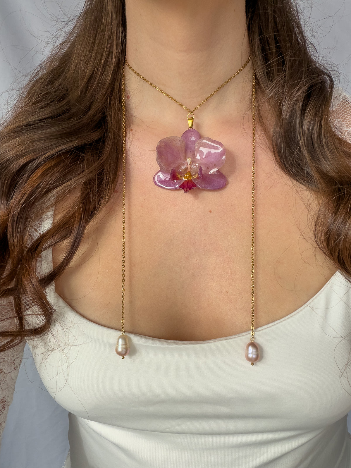 Faylora orchid necklace