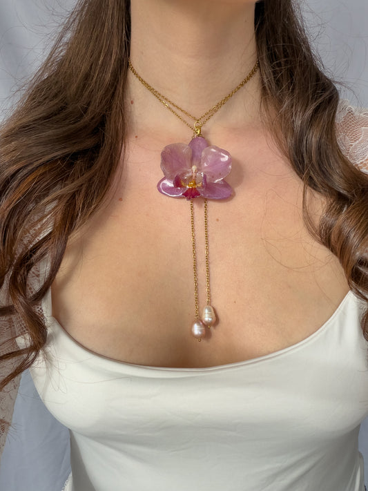 Faylora orchid necklace