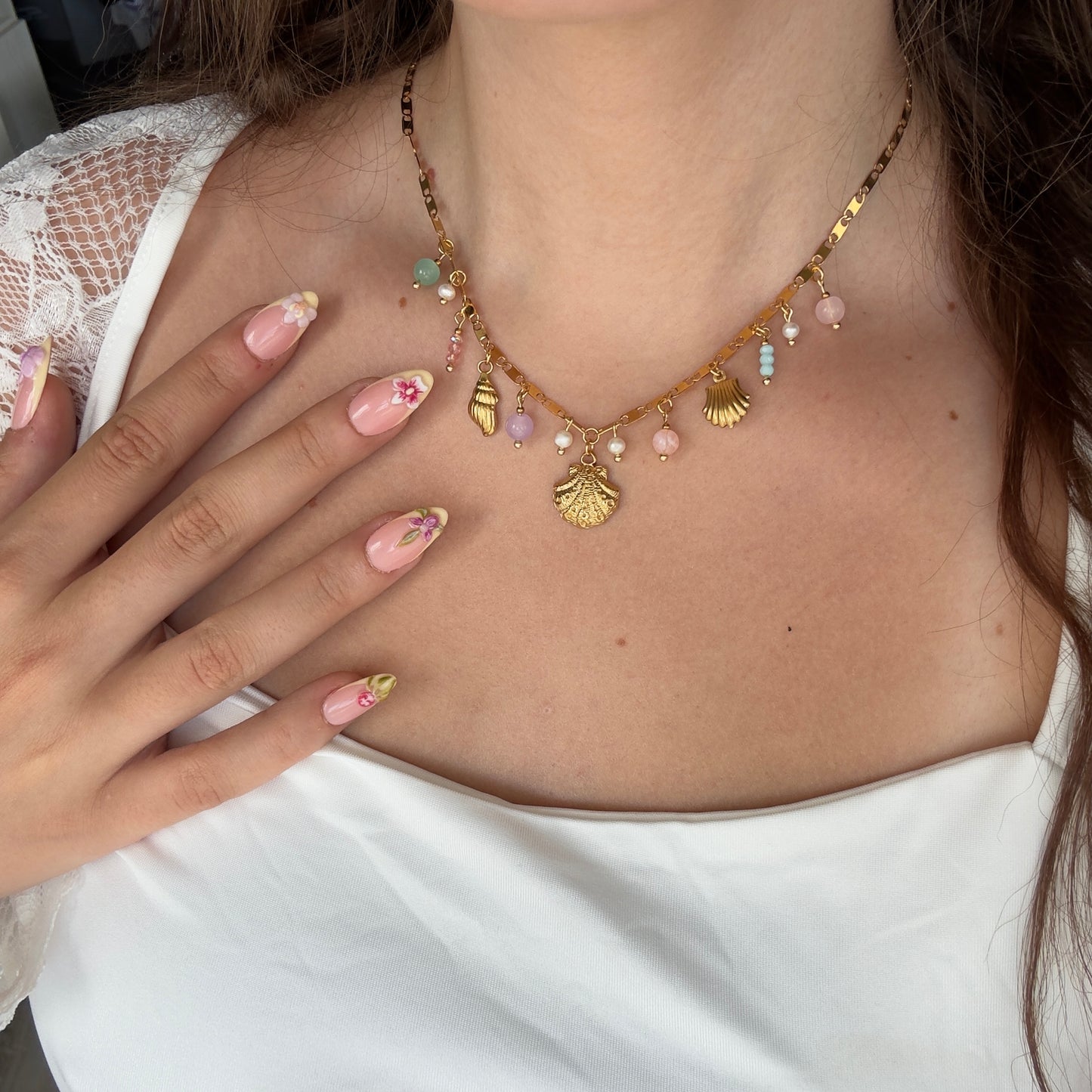 Summer charms dainty necklace