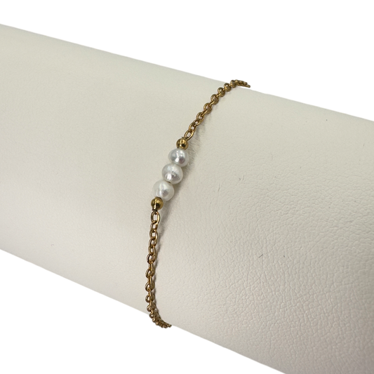 Minimalistic ricepearls classy bracelet