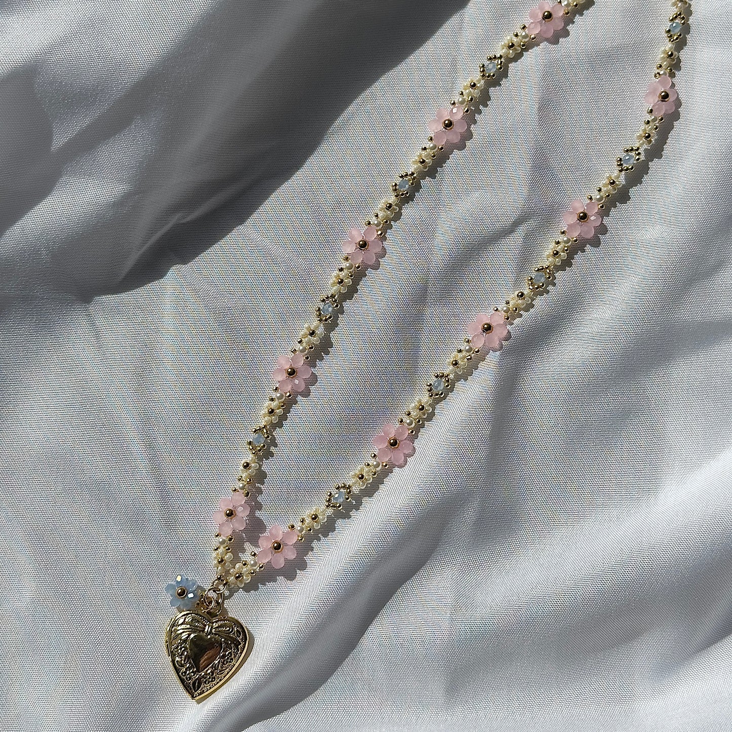 Magical flower amulet necklace