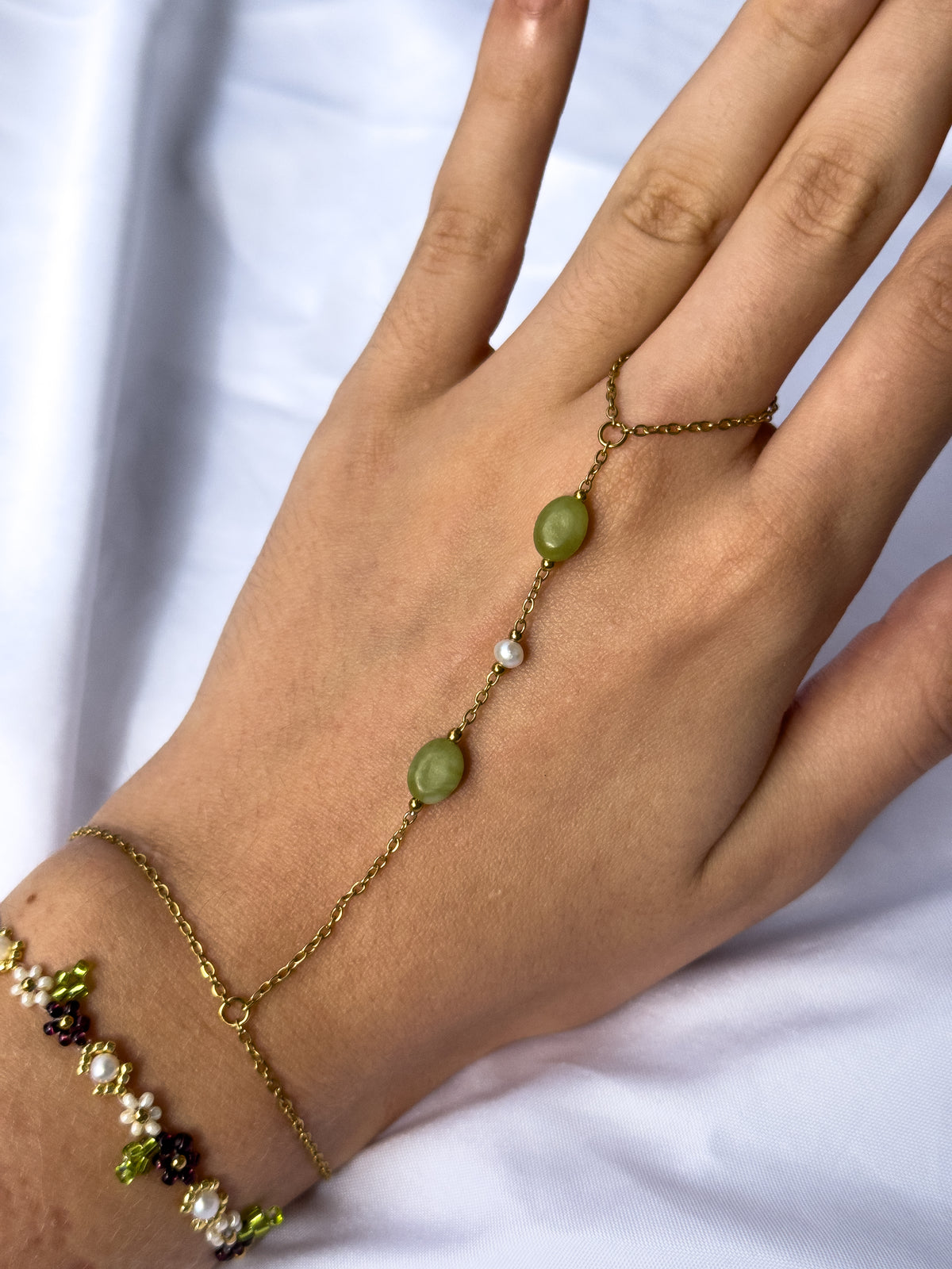 Green Jade handchain
