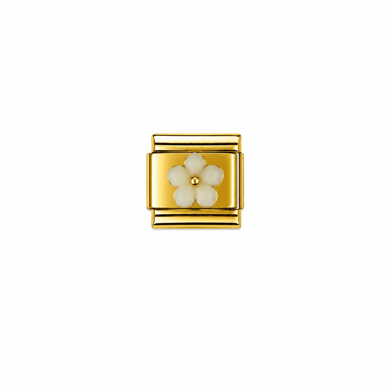 Simple flower italian charm