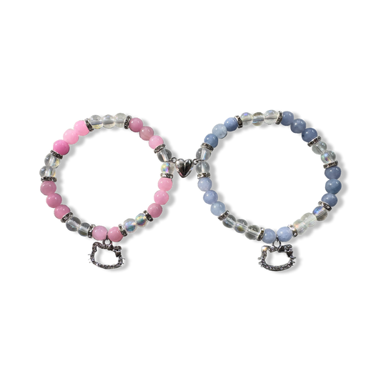 Hello kitty matching magnets bracelet