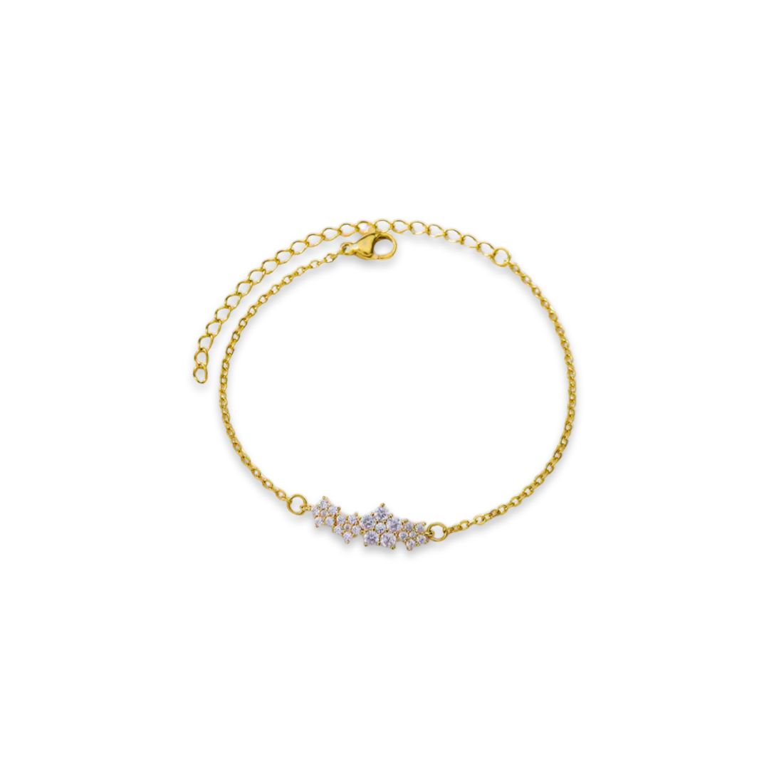 4flowers zircon bracelet