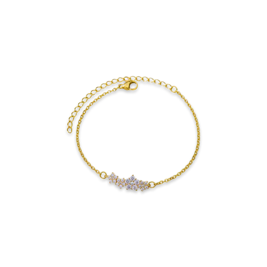 4flowers zircon bracelet
