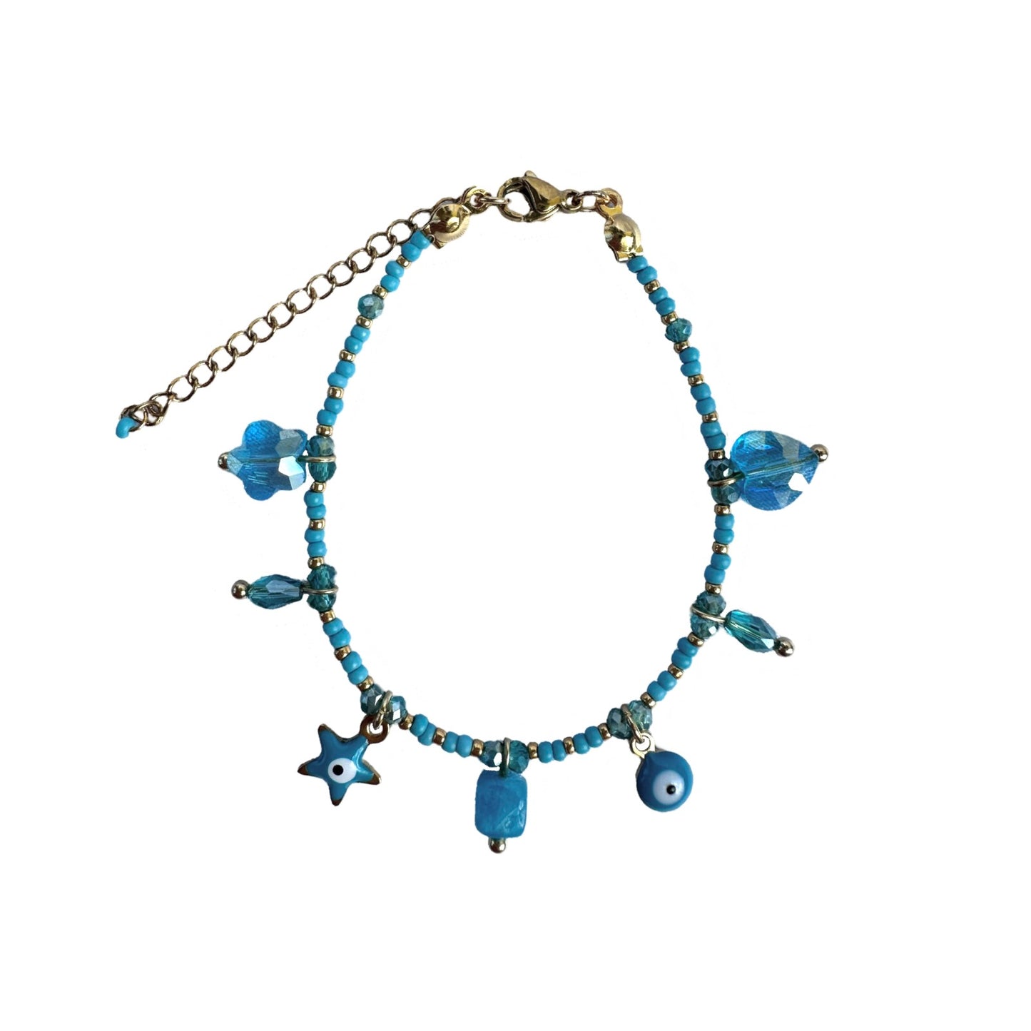 Tyrkys charms summer bracelet
