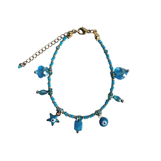 Tyrkys charms summer bracelet
