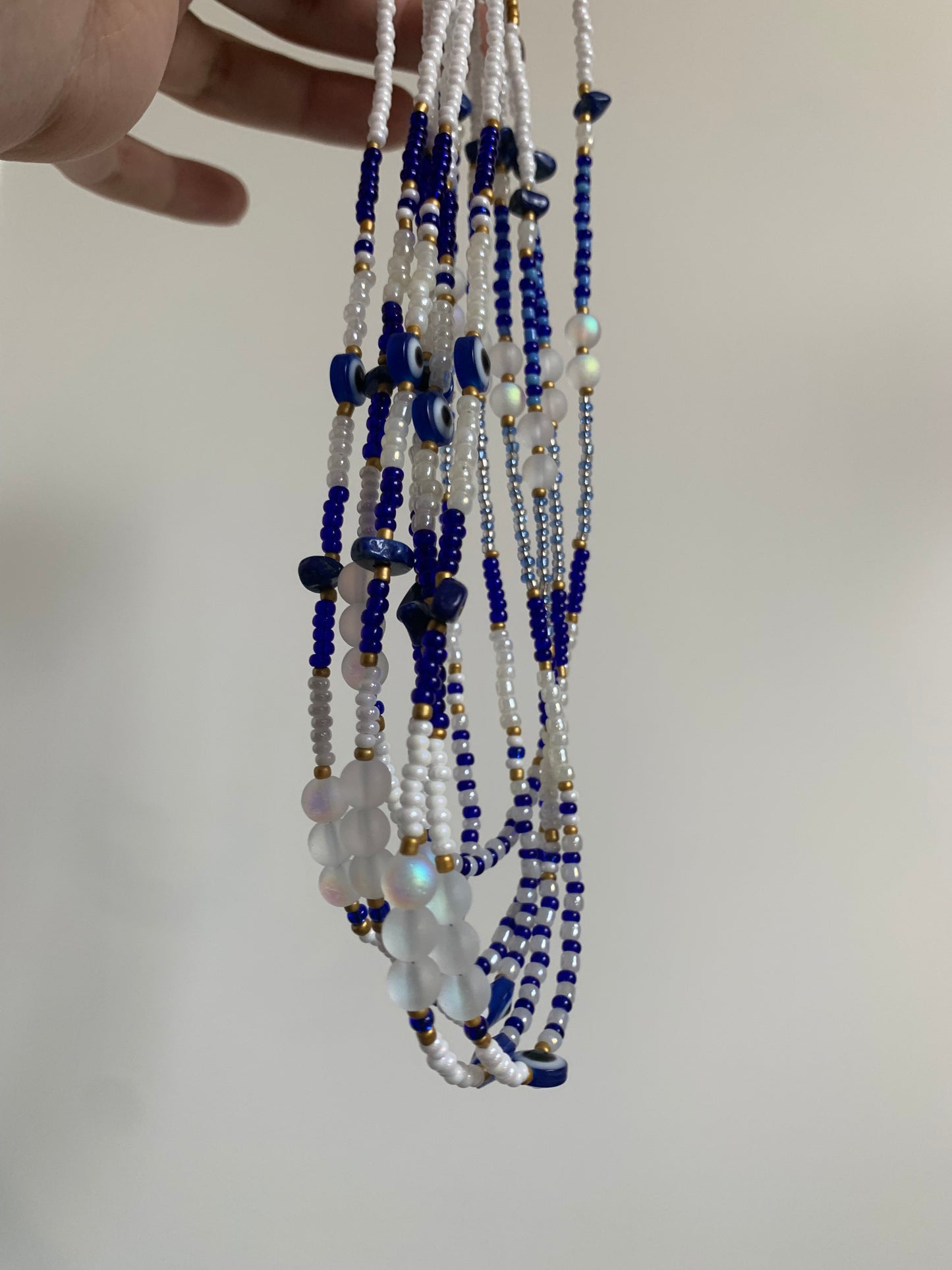 Evil eye summer necklace