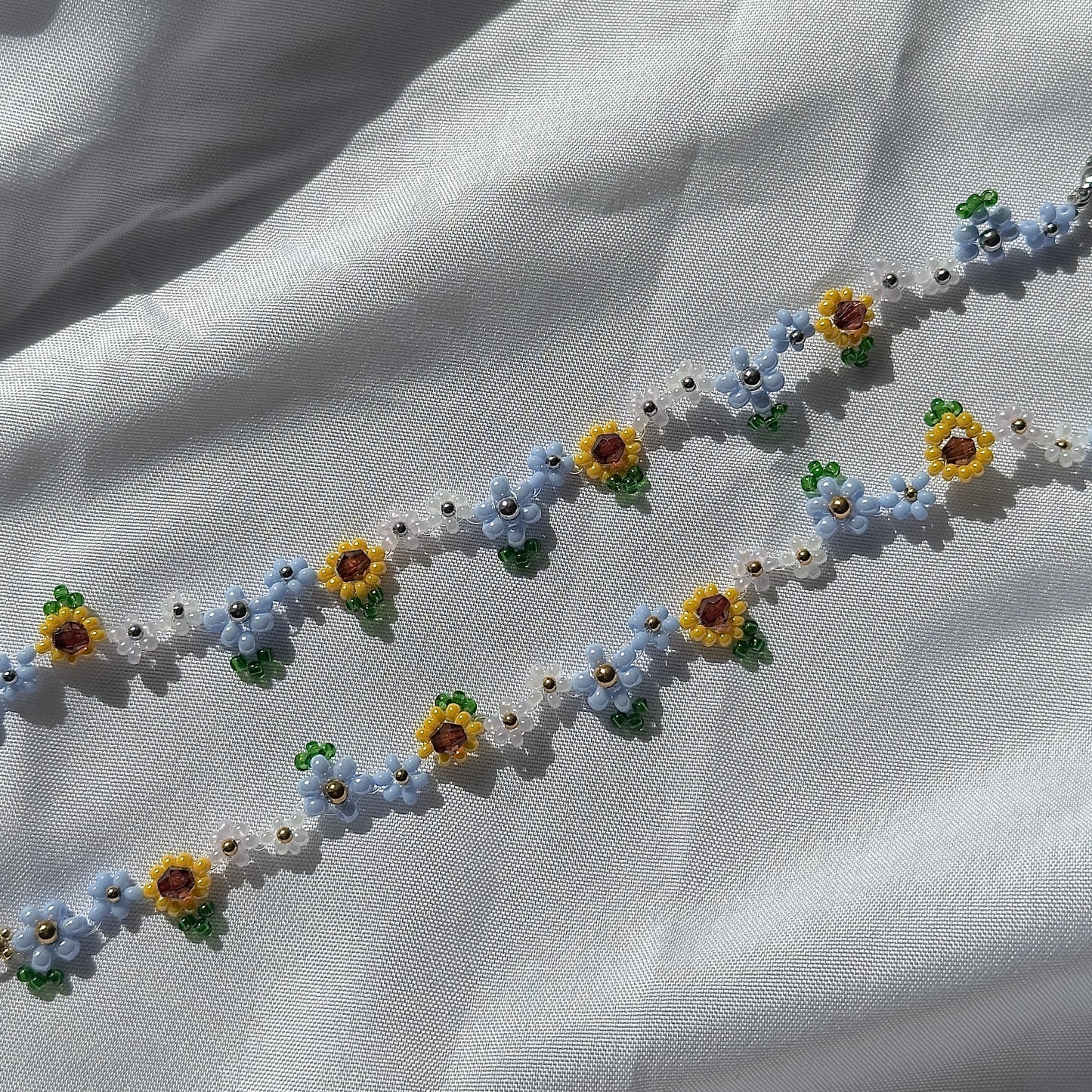 Sunflower field bracelet