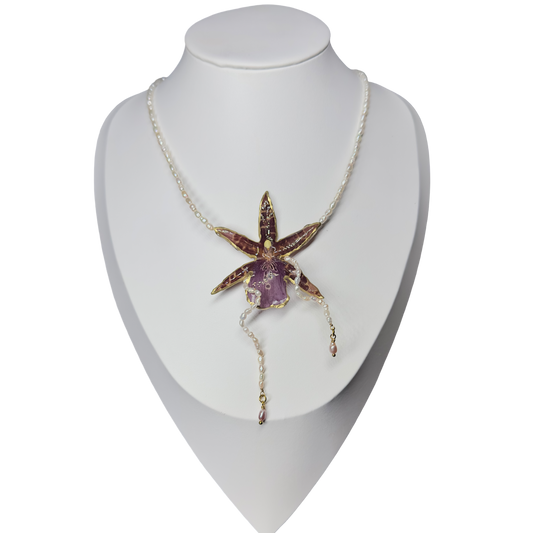 Tales of a hidden orchid necklace