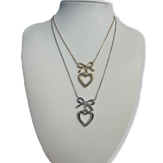 Heart&Bow necklace