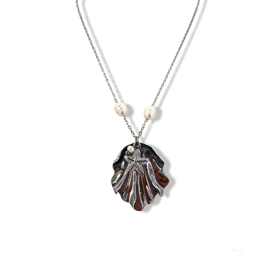 Summer waves starfish necklace