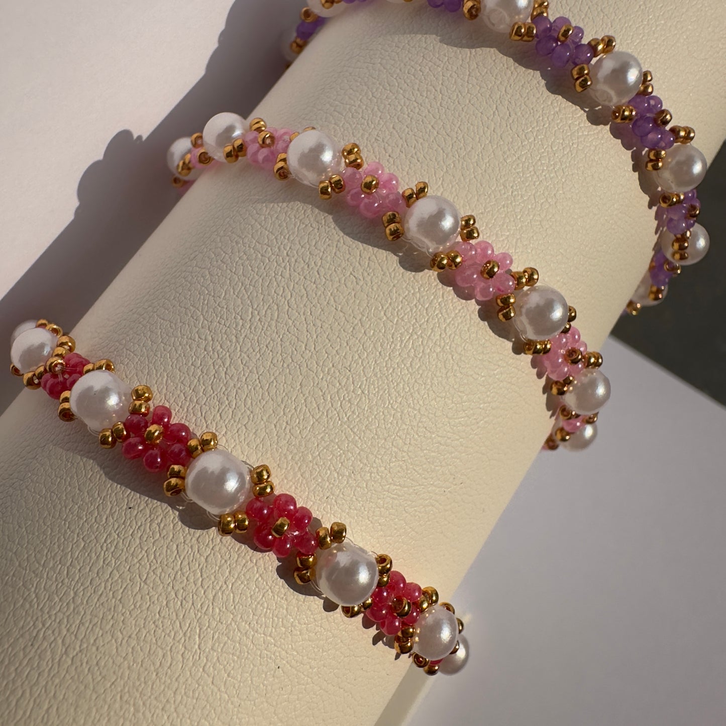 Flowerypearl bracelet