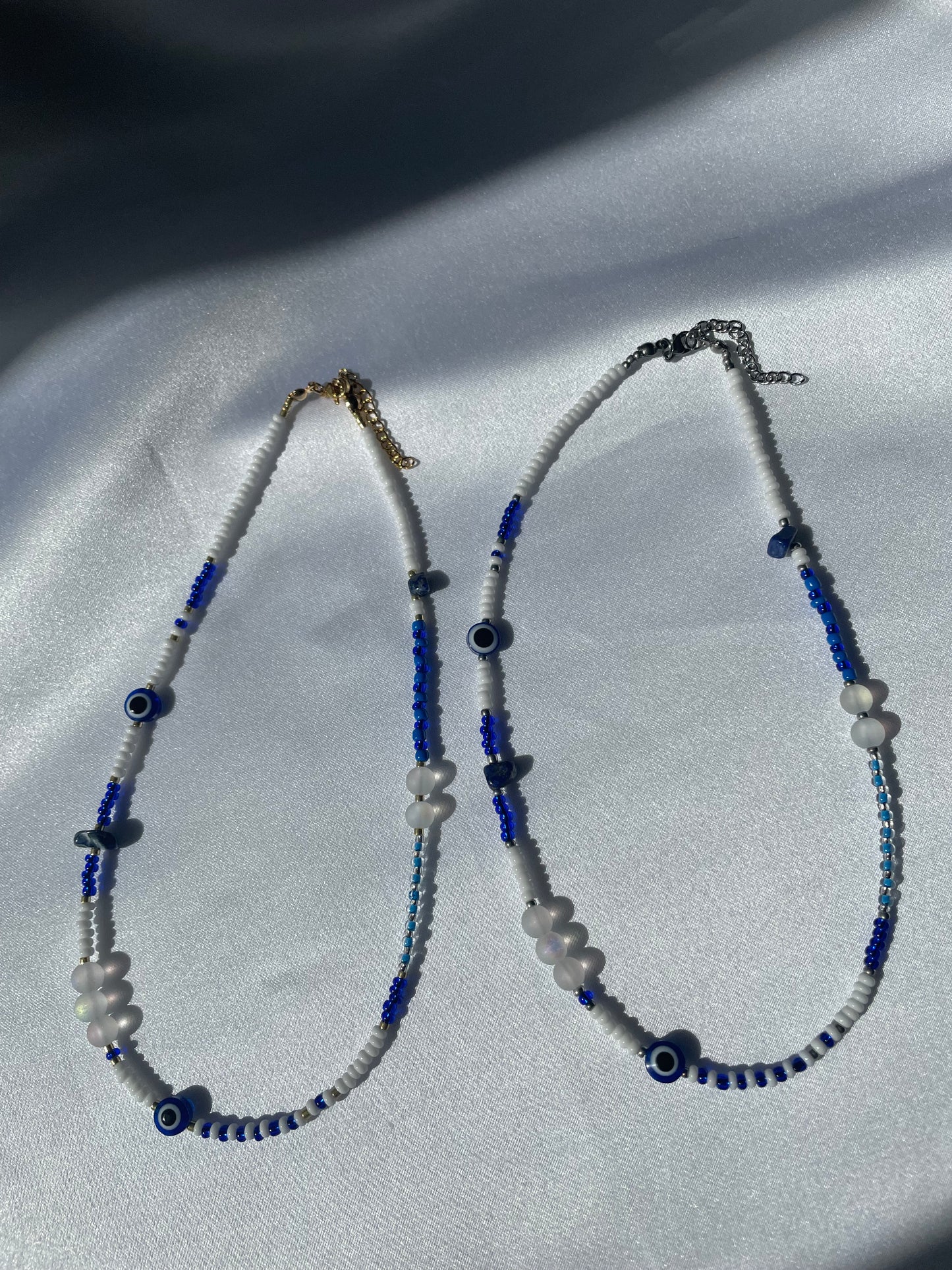 Evil eye summer necklace
