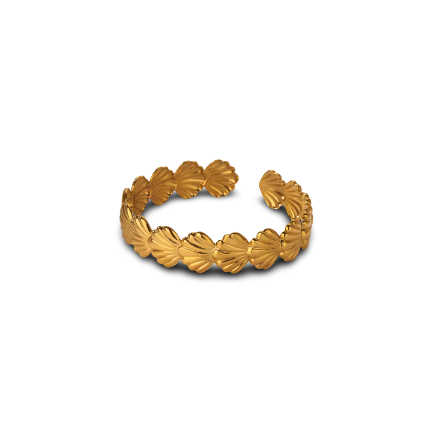Simple shells bangle