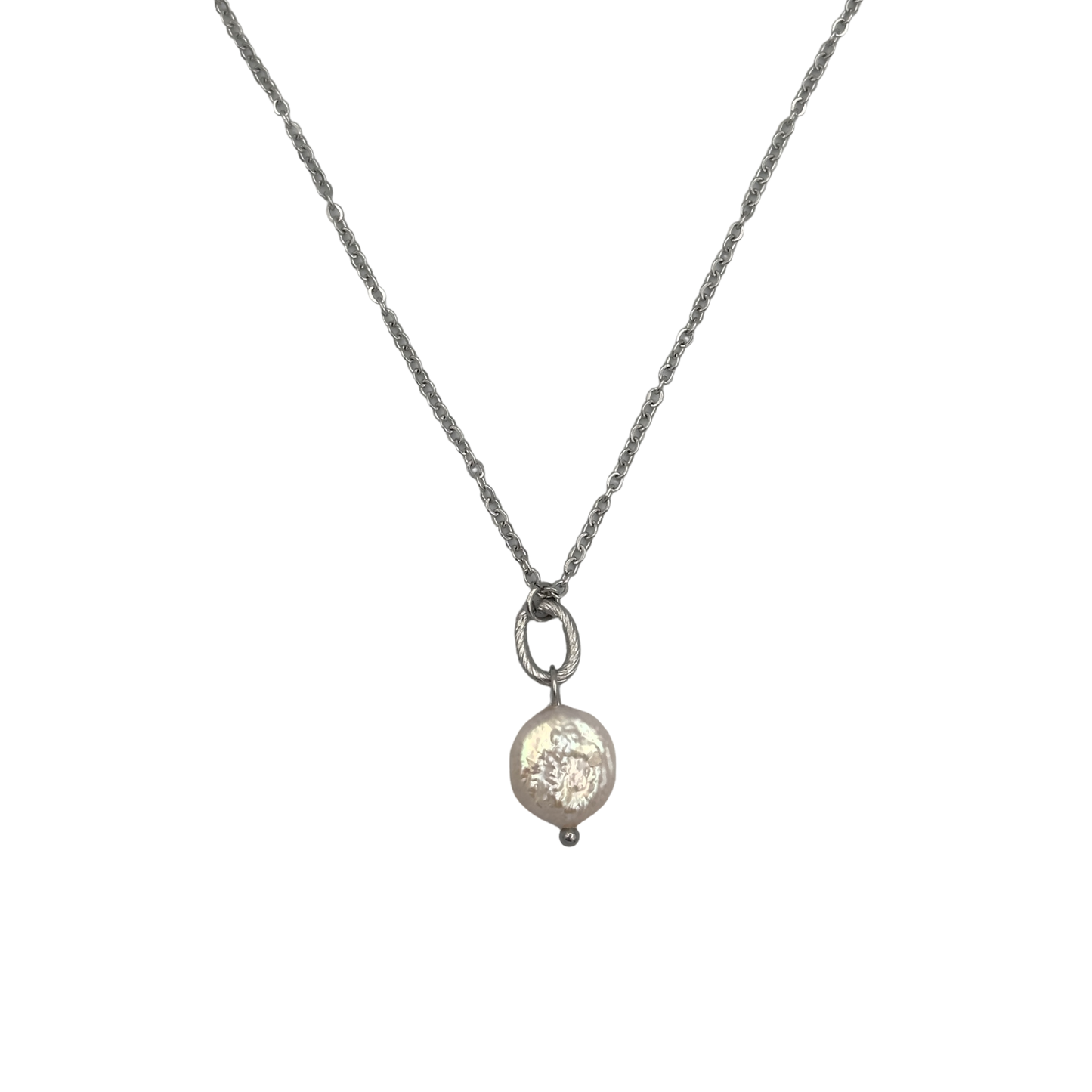Coin pearl necklace