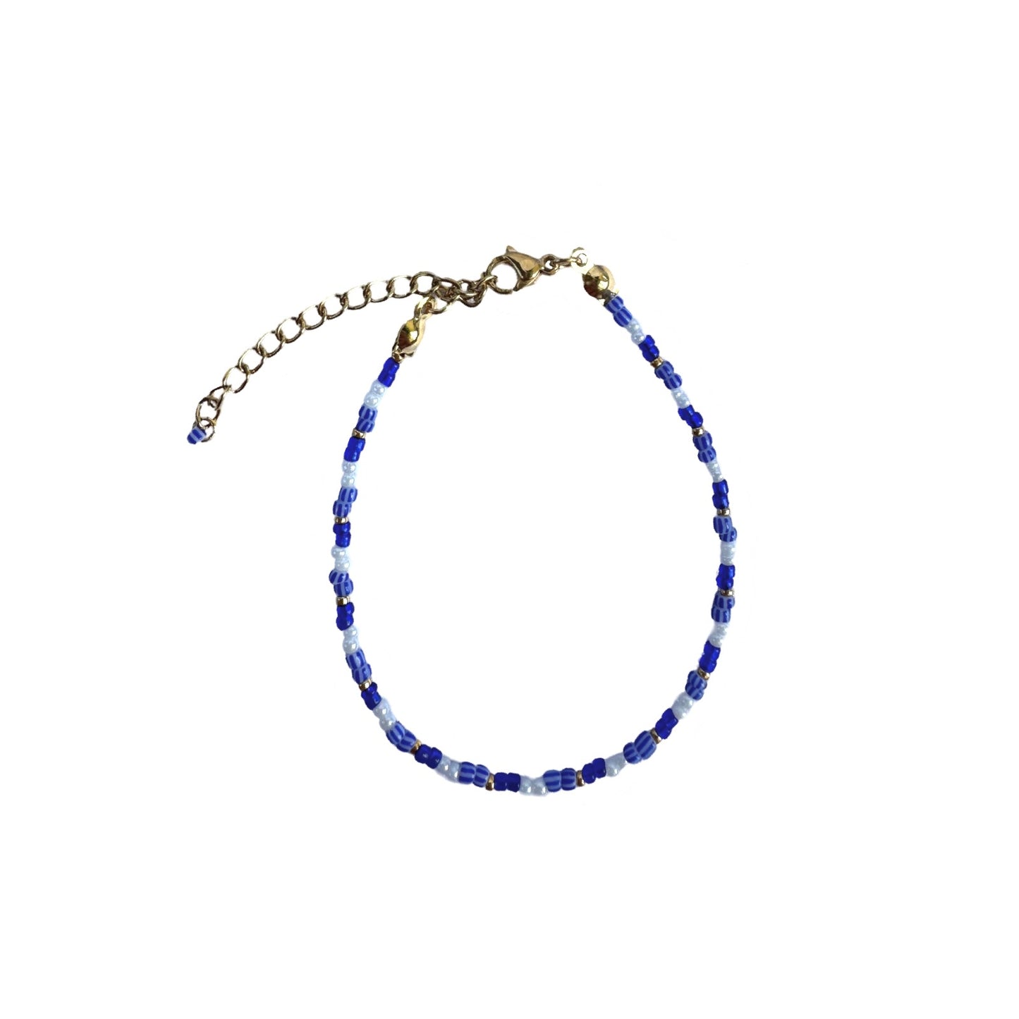 Minimalistic blue see beach bracelet