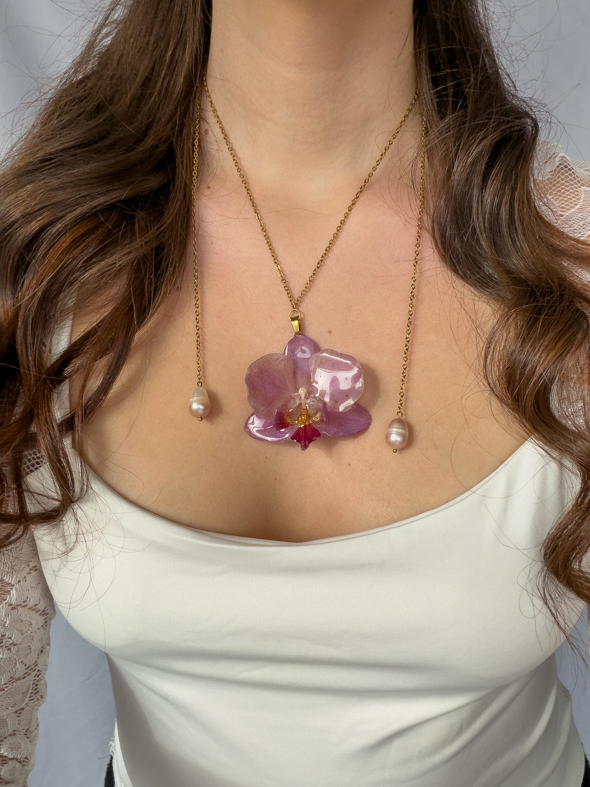 Faylora orchid necklace