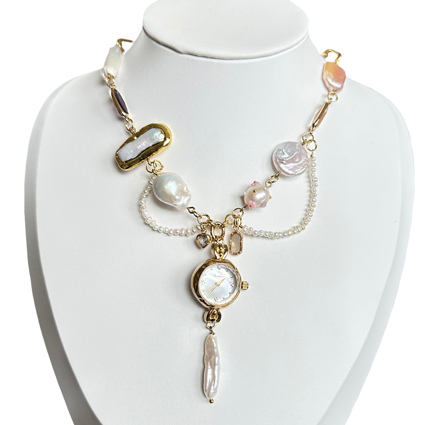 Alice dream watch necklace
