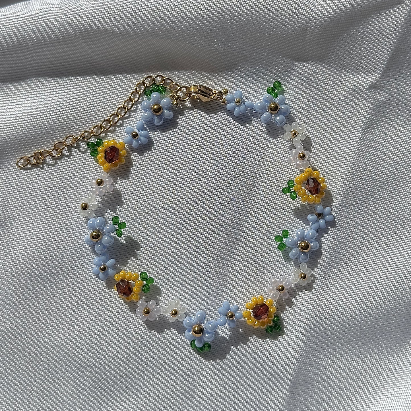 Sunflower field bracelet
