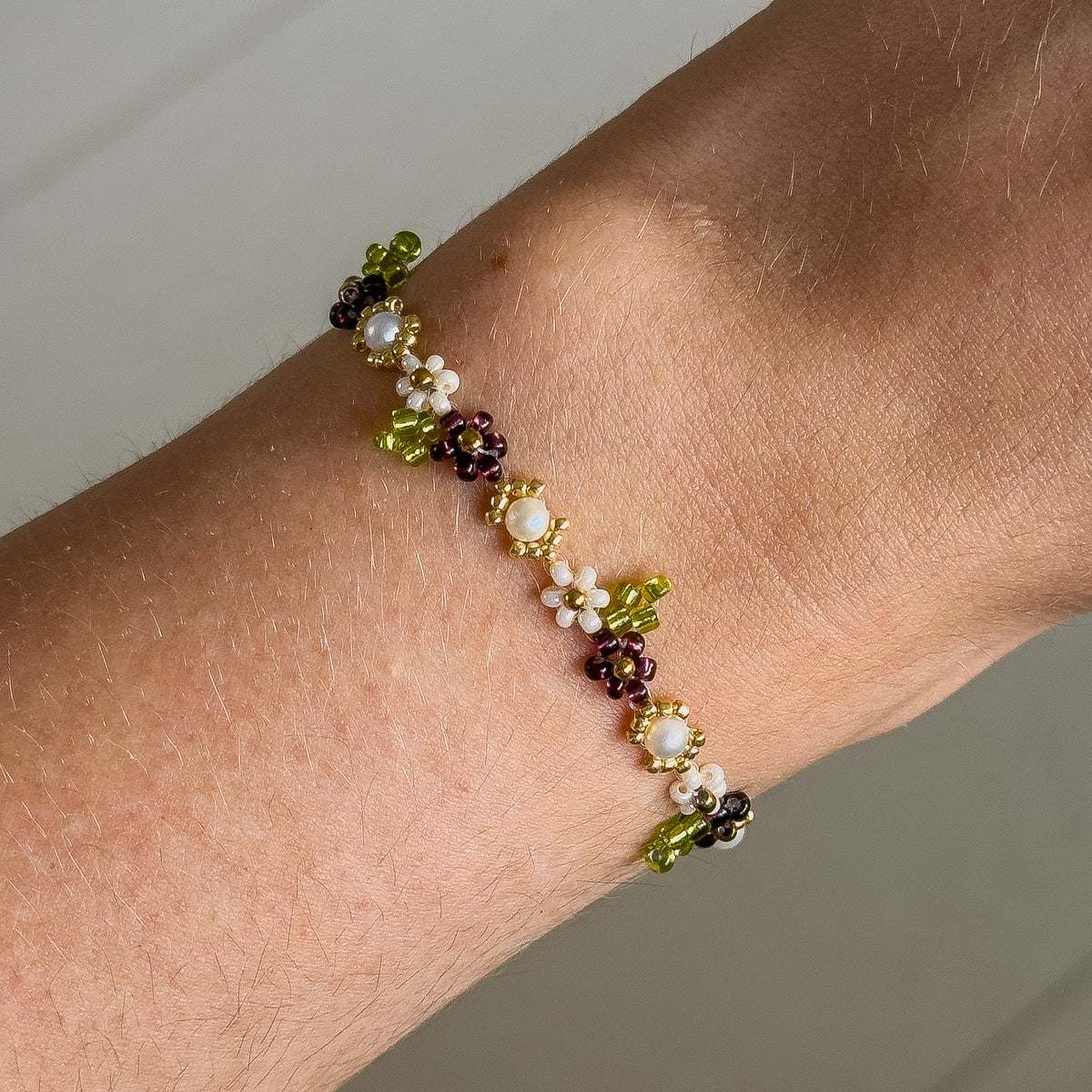 Flower autumn bloom bracelet