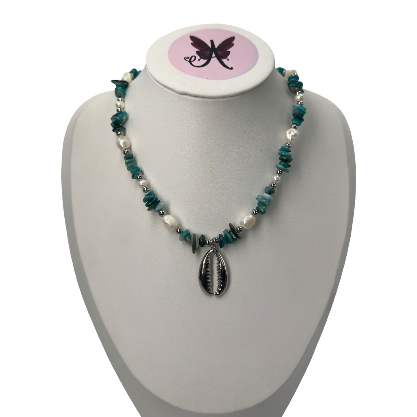 Tyrkys shell necklace