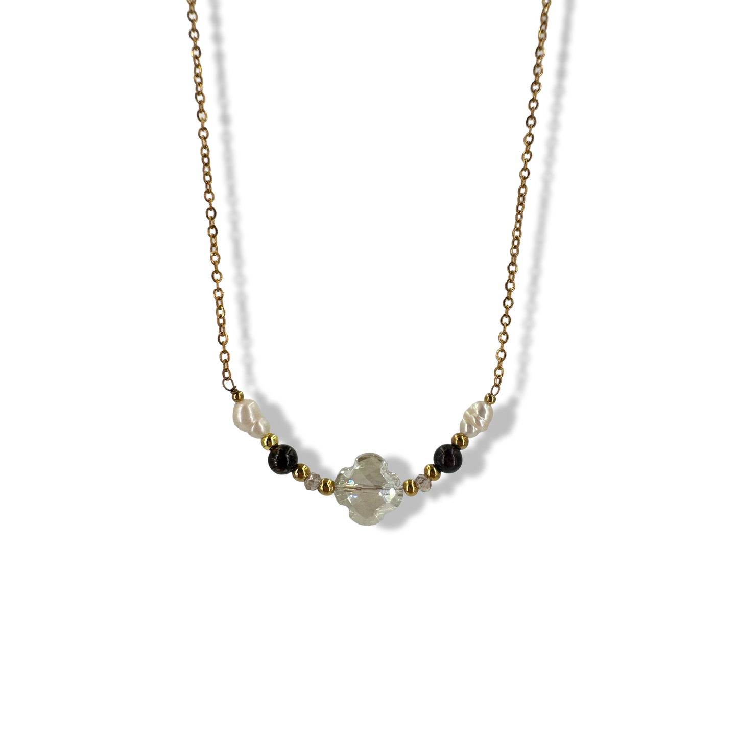 Tyger eye crystal necklace