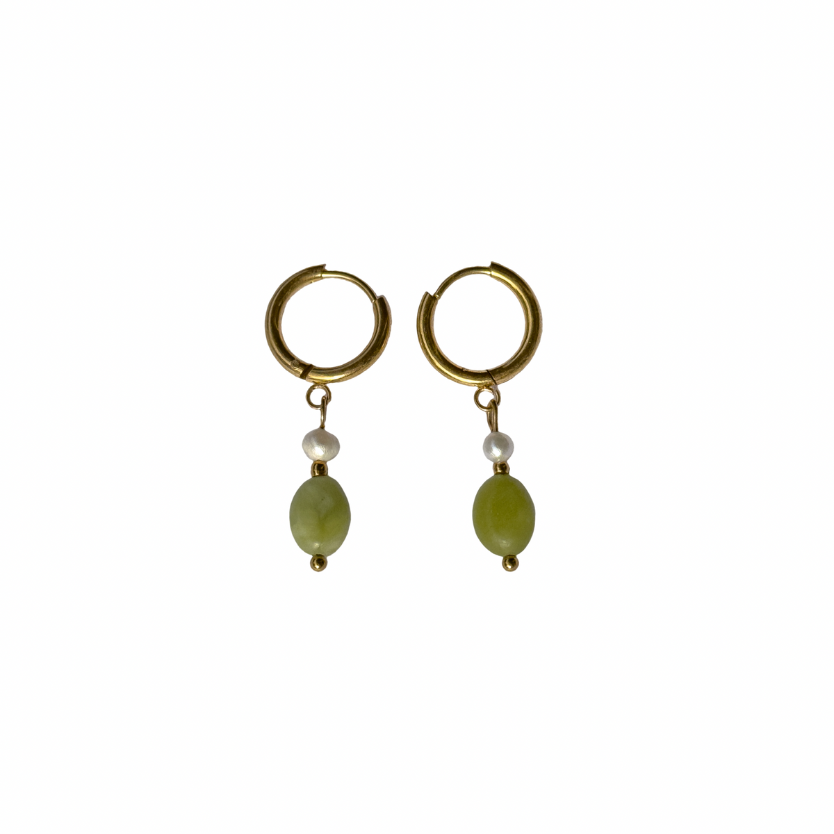 Green Jade earrings