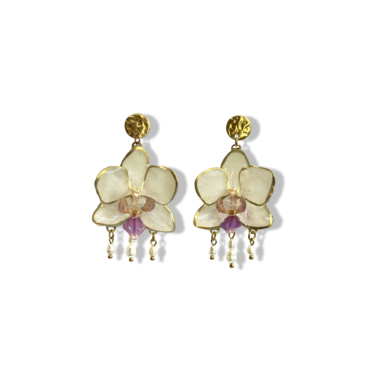 Vileria orchid earrings